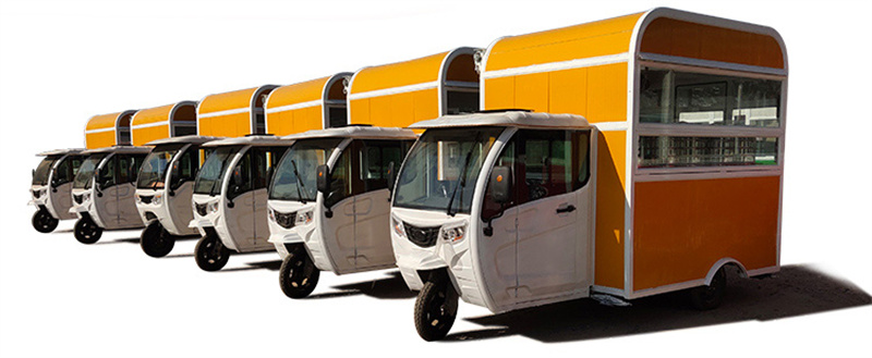 电三轮式餐车